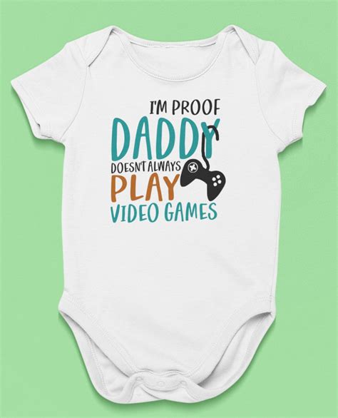 I M Proof Daddy Doesn T Always Play Video Games Cut Etsy