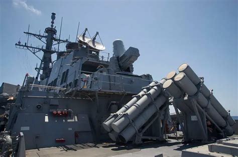 Us Navy Conducts First Live Fire Test With Searam Recently Installed