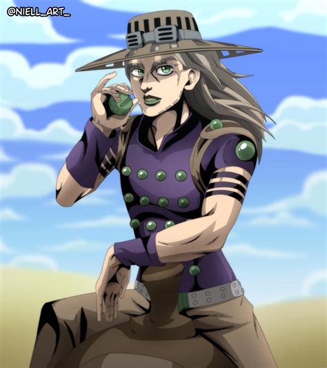 Gyro Zeppeli Anime Style By Me Rstardustcrusaders