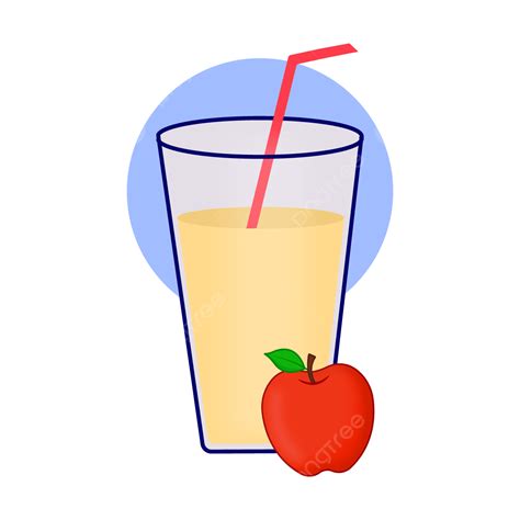 Apple Juice Clipart Png Images Glass Of Apple Juice Vector