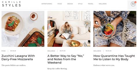 Lifestyle Blogs Examples A Collection Of 63 Inspiring Examples Of Blog