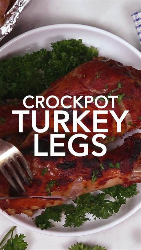 How To Cook Turkey Legs Video Recipe Video Crockpot Turkey