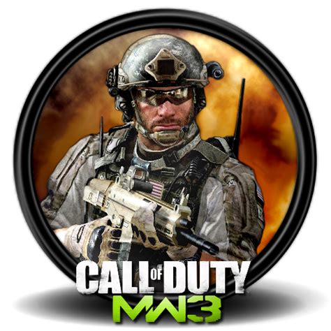 CoD Modern Warfare 3 3 Icon - Call of Duty MW 3 Icons - SoftIcons.com png image