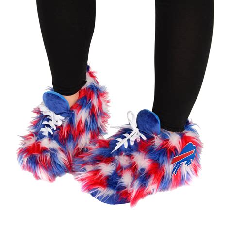 Officially Licensed Nfl Plush Fuzzy Sneaker Slippers Gosass
