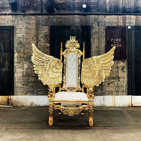 Bushwick Throne Gold White King On Throne Royal Throne Throne Room