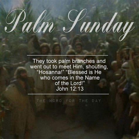 Pin By Mily On Holy Week Palm Sunday Quotes Sunday Prayer Sunday Quotes
