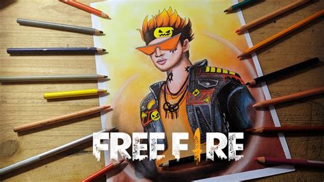 Dibujando A Alvaro Nuevo Personaje De Free Fire Dibujos De Free Fire