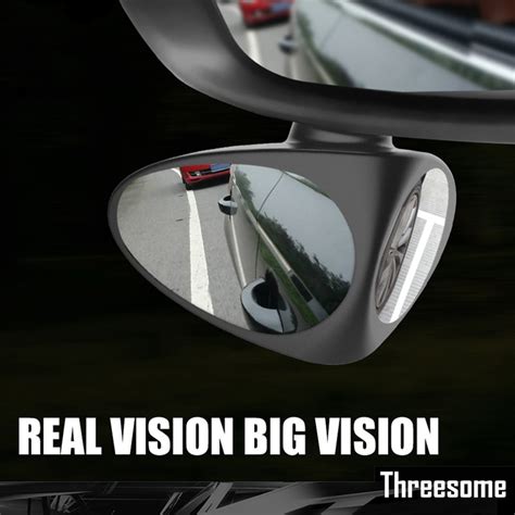 Srxtzm 1pcs Car Blind Spot Mirror Wide Angle Mirror 360 Rotation