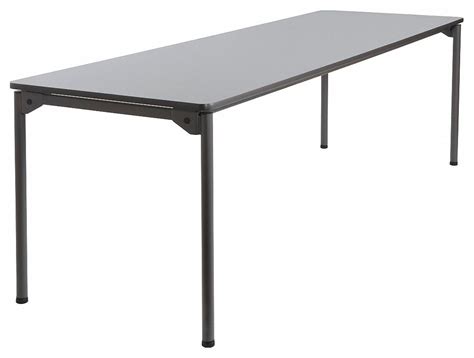Iceberg Rectangle Folding Table 30 In Height X 30 In Width Gray
