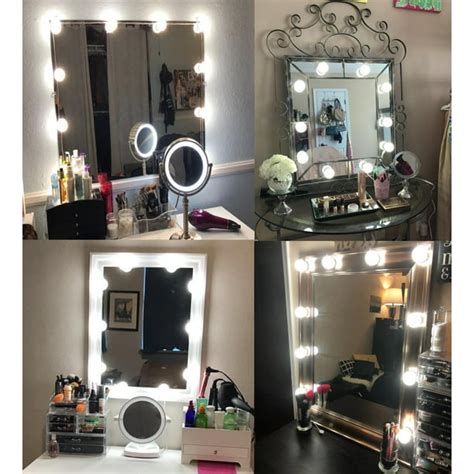 Coolmade Hollywood Style Led Vanity Mirror Lights Kit With Dimmable Light Bulbs Lighting