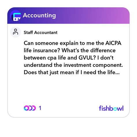 When looking at the best life insurance companies, each agency has a different formula. Can someone explain to me the AICPA life insurance? What's the difference between cpa life and ...