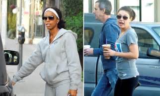 Kelly Rowland And Mila Kunis Ditch Their Usual Glamour As