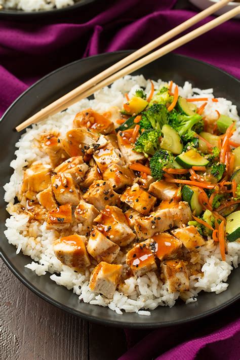 It seems that at the table, soy sauce is reserved for already savory dishes, which makes no sense to me. Teriyaki Grilled Chicken and Veggie Rice Bowls Recipe