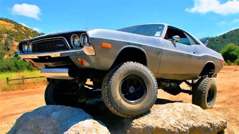 Check Out These Cool Photos Of Muscle Cars Modified As Off Roaders
