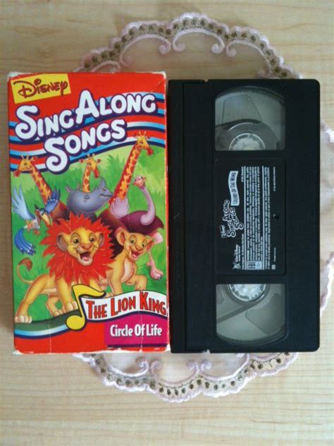 Disneys Sing Along Songs The Lion King Circle Of Life Vhs 1994