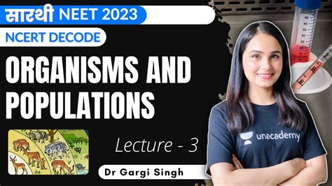 Organisms And Populations L 3 Neet 2023 Dr Gargi Singh Youtube