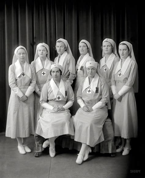 Shorpy Historic Picture Archive Eight Nurses 1920s High Resolution