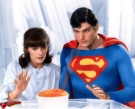 Christopher Reeve As Superman And Margot Kidder As Lois Lane Have