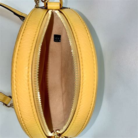 Gucci Mini Ophidia Gg Flora Round Crossbody Bag In Yellow Crossbody