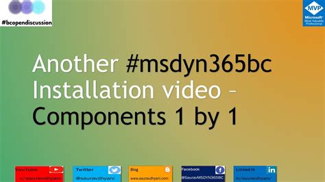 Another Msdyn365bc Installation Video Youtube