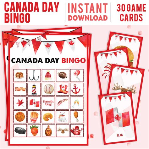 Canada Day Games Bundle Printable Games For Kids And For Etsy