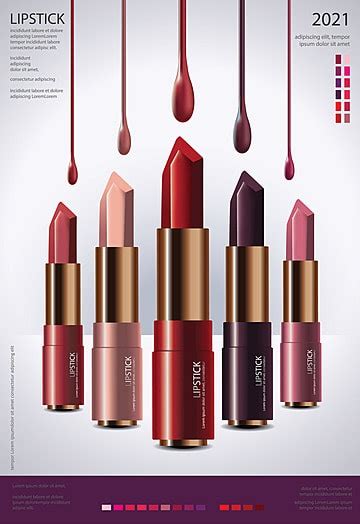 Beauty Lipstick Elegant Poster Png Transparent Images Free Download