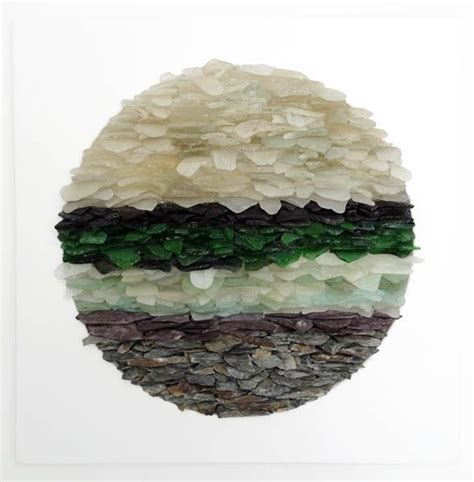 Pin By Gogo Jin On Wall Ornamentation Glass Sculpture Sea Glass Mosaic Sea Glass