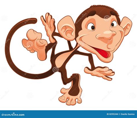 Funny Monkey Stock Images Image 8295344
