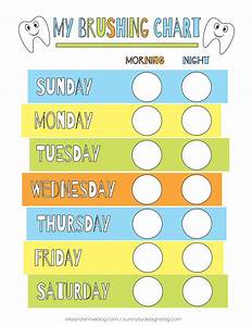 Toddler Tooth Brushing Chart Good To Know Pinterest Teeth Chart