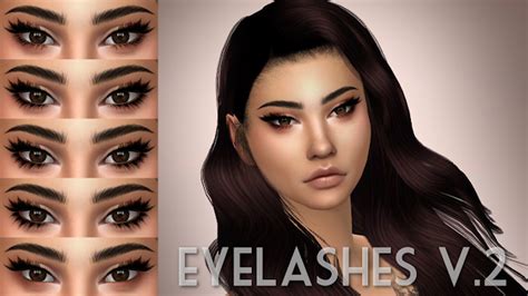Eyelashes V2 By Plumbob Juice The Sims 4 Skin Sims Hair Sims 4 Cc Eyes