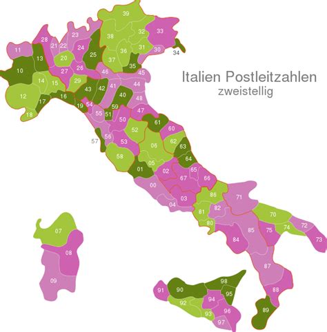 Italy Post Codes Digit Interactive Javascript Map Javascript