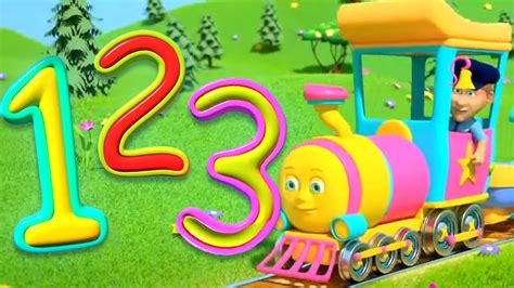 Numbers Train Learn To Count And Nursery Rhyme For Children Youtube
