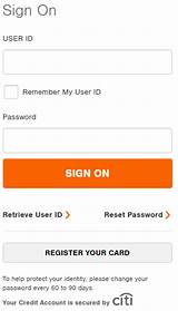 Images of Home Depot Consumer Credit Card Account Login