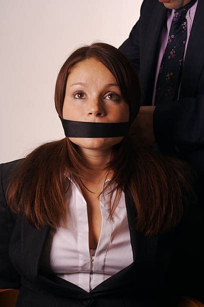 Gag Women Tied Up Trapped Stock Photos Pictures And Royalty Free Images