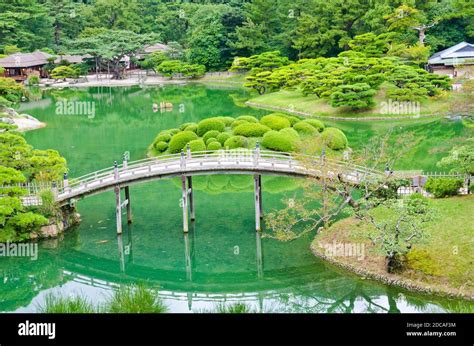 Ritsurin Garden In Takamatsu Shikoku Japan Stock Photo Alamy