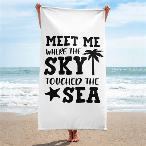 Beach Towel For Women Funny Beach Towel Quotes Beach Towel Etsy
