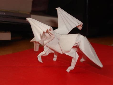 Origami Pegasus Tutorial Satoshi Kamiya Part 15 Youtube