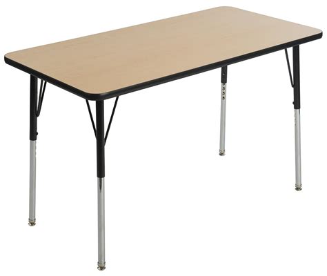 4 Wide Classroom Tables Protective Rounded Edges