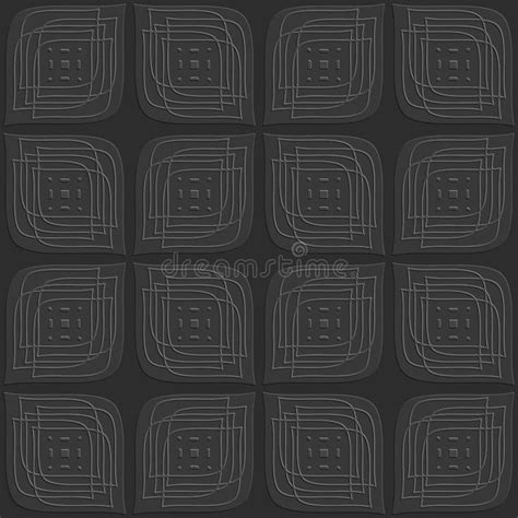 Dark Gray Leaves Embossed With Linear Embossed Details Seamless Stock