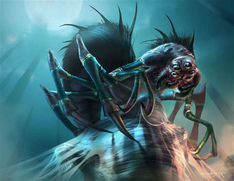 Nope Spider Creepy Nol Fantasy Creatures Art Monster Art