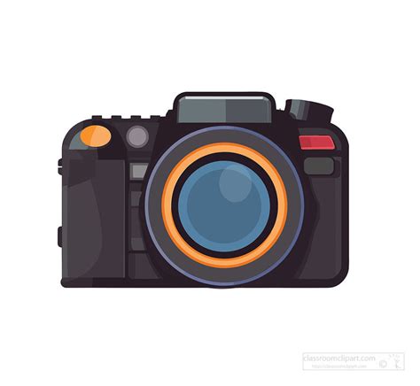 Camera Clipart Dslr Camera Icon Vector Illustration Clip Art