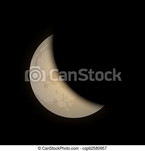 Vector Moon Phase Set Illustration Canstock