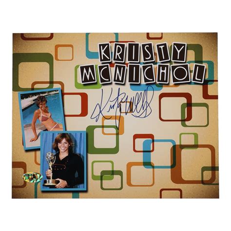 Kristy Mcnichol Signed 8x10 Photo Mab Pristine Auction