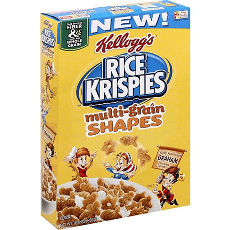 Kellogg S Rice Krispies Multi Grain Shapes Cereal Lightly Sweetened Graham Shop Chief Markets