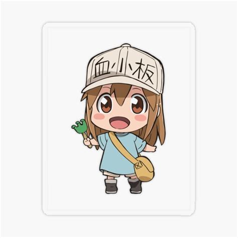 Cells At Work Platelet Sticker By Chibify Redbubble