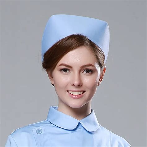 Nurse Cap Medical Hats Mdical Caps Wrinkle Thicken Surgical Caps Dacron