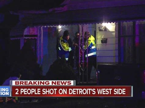 Two People Shot On Detroits West Side