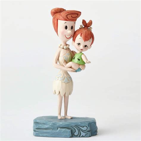 Wilma And Pebbles Pebbles Flintstone Wilma Flintstone Disney Figurines Collectible Figurines