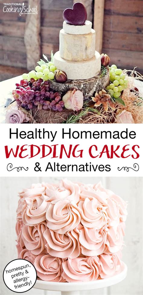 Buttercream frosting doesn't offer brides the guaranteed picture perfect finish of fondant, but they can still be decorated with a gorgeous design. Healthy Homemade Wedding Cakes & Alternatives (Unique ...