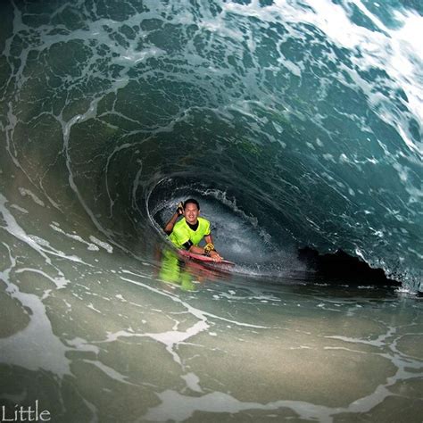 Clark Little Photography Taken At Night With A Flash Big Wave Surfing